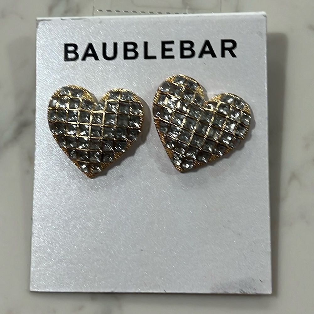 Baublebar heart earrings